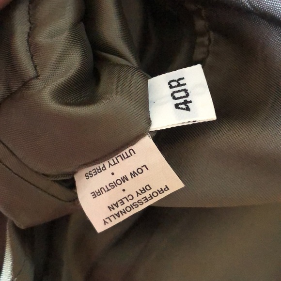 BURBERRY MENS 40R SUIT JACKET BLAZER COAT NEW PLAID WOOL 2 BUTTON VINTAGE NWT - Picture 6 of 7